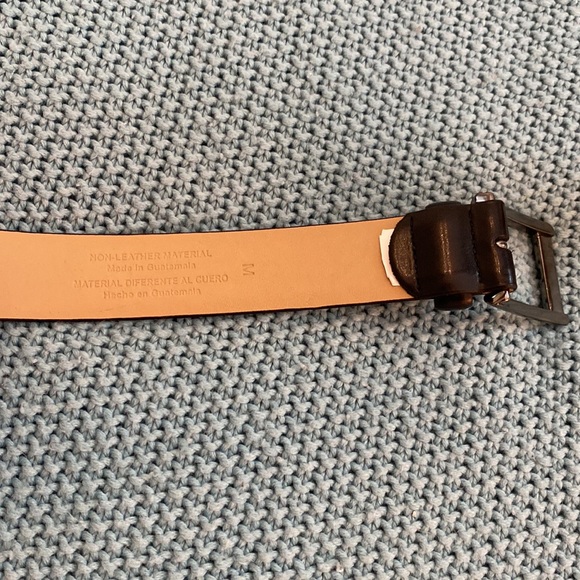 Faux leather me s black belt M 32-34 - Picture 4 of 6